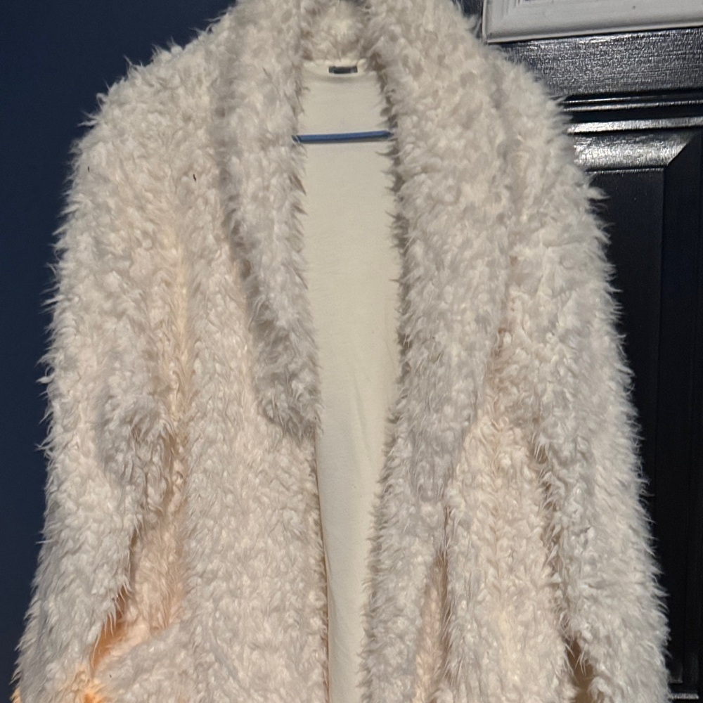 Aerie Cream Teddy Jacket